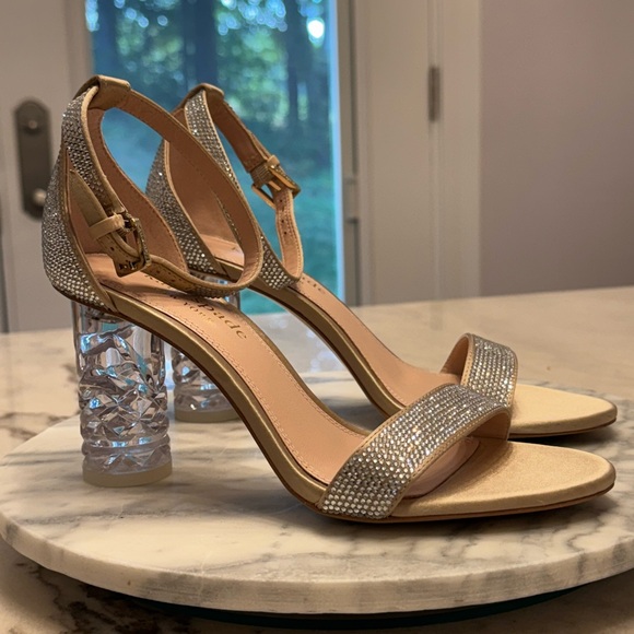 [NWT] Kate Spade New York • Alora Pave Embellished Satin Sandals 🏰 - Picture 6 of 10